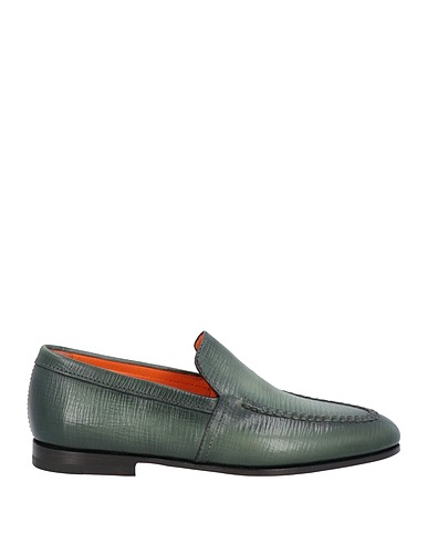 SANTONI Mocassins Gris anthracite Cuir