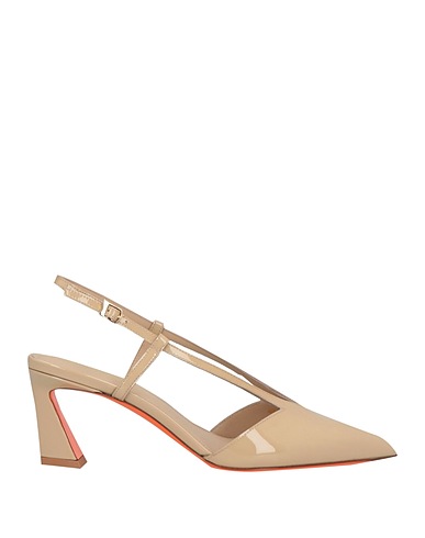 SANTONI Pump Beige Leather