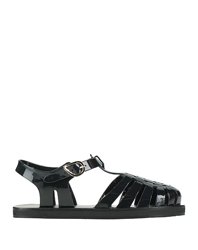 ANCIENT GREEK SANDALS Πέδιλο Μαύρο Καουτσούκ