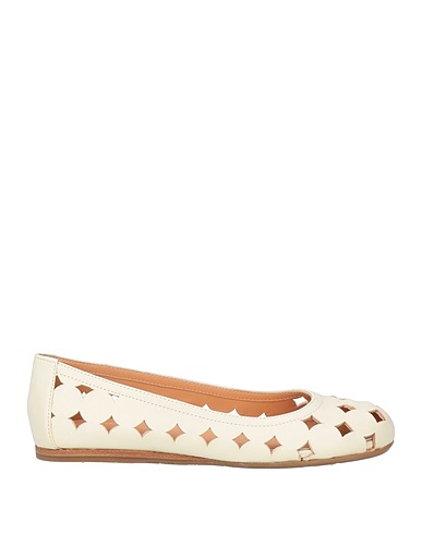 ANCIENT GREEK SANDALS Ballet flats Ivory Leather