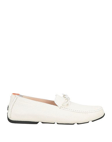 SANTONI Loafers Off white Leather
