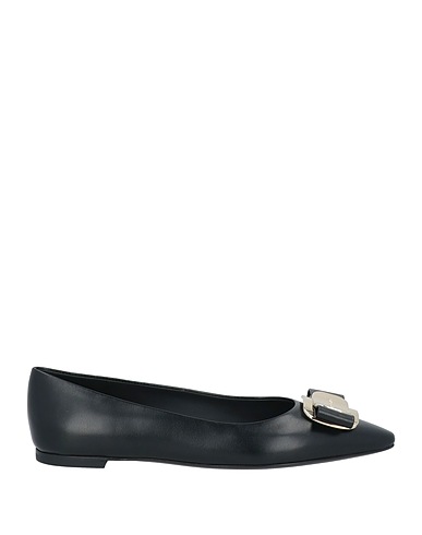 FERRAGAMO Ballet flats Black Lambskin
