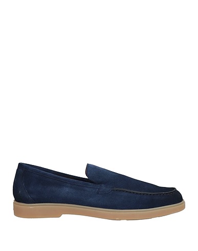 SANTONI Loafers Midnight blue Leather