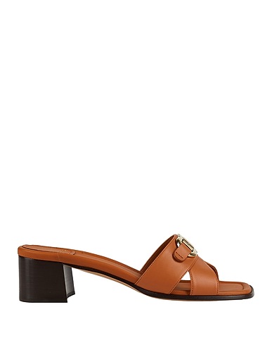 FERRAGAMO Sandals Brown Calfskin