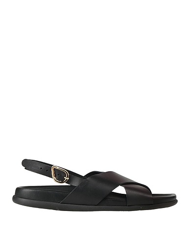 ANCIENT GREEK SANDALS Сандалии Чёрный Яловая кожа