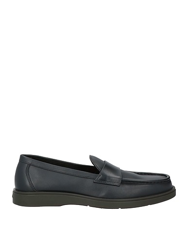 SANTONI モカシン ブラック 革（なめし加工）