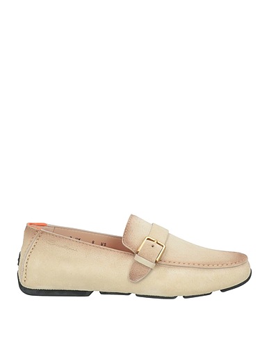 SANTONI Loafers Beige Leather