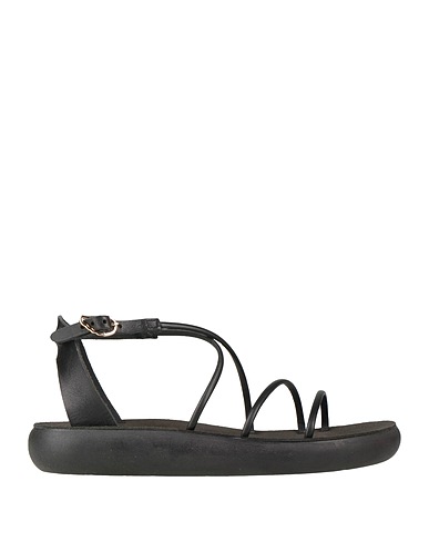 ANCIENT GREEK SANDALS Sandales Noir Fibres textiles