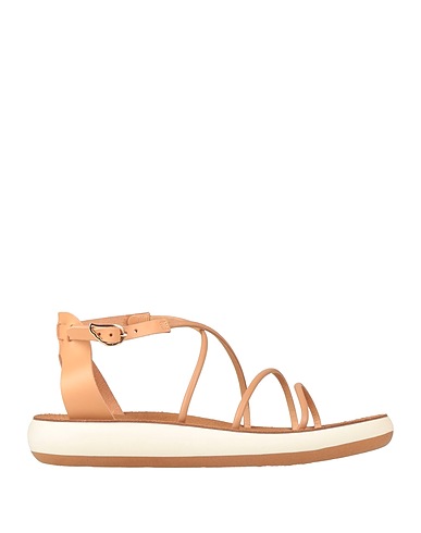 ANCIENT GREEK SANDALS Sandals Light brown Textile fibers