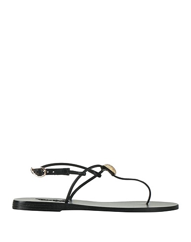 ANCIENT GREEK SANDALS Infradito Nero Pelle
