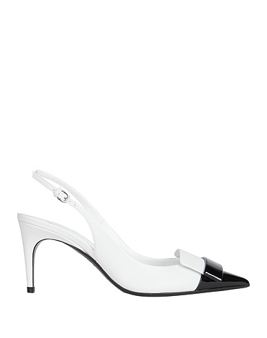 SERGIO ROSSI Pump White Leather