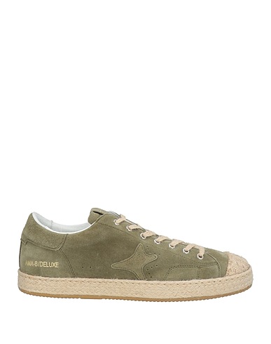 AMA BRAND Sneakers Militärgrün Leder