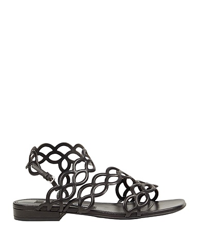 SERGIO ROSSI Sandals Black Leather