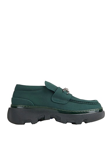 BURBERRY Loafers Deep teal Leather
