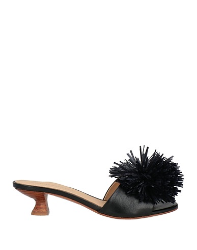 PALOMA BARCELÓ Sandals Black Leather