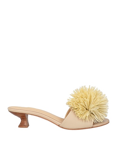 PALOMA BARCELÓ Sandals Beige Leather