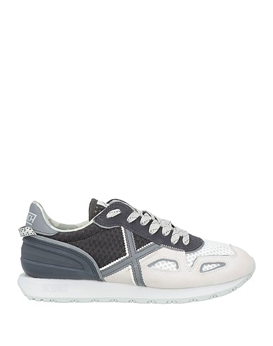 MUNICH Sneakers Light grey Leather, Textile fibres