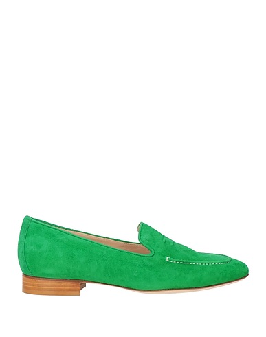 KITON Loafers Green Leather