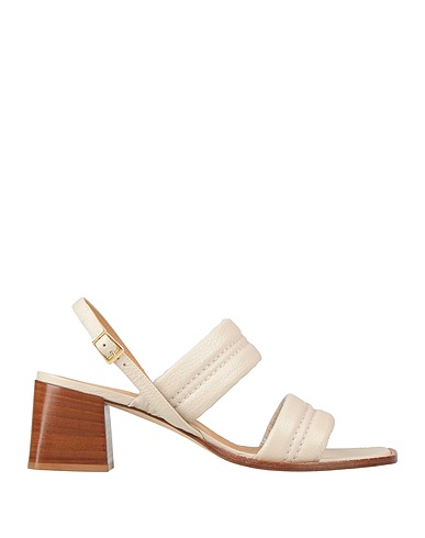 VOLTAN Sandals Cream Leather