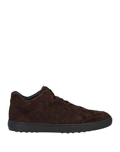 TOD'S Sneakers Σκούρο καφέ Δέρμα