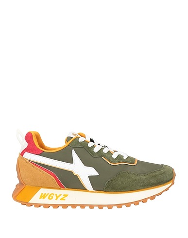 W6YZ Sneakers Military green Leather