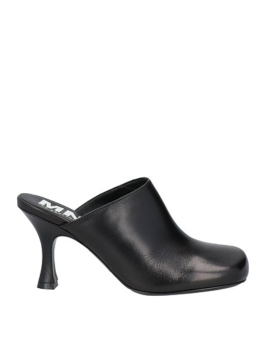 MNT VCE COULTURE BRAND Mules and clogs Black Leather