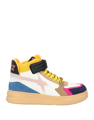 W6YZ Sneakers Off white Calfskin, Synthetic fibers