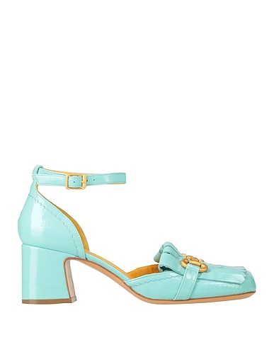 MARA BINI Court Turquoise Leather