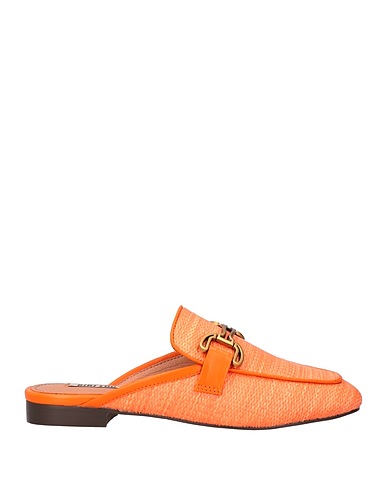 BIBI LOU Mules and clogs Orange Textile fibres