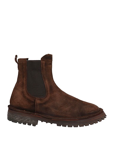 MOMA Ankle boot Dark brown Leather