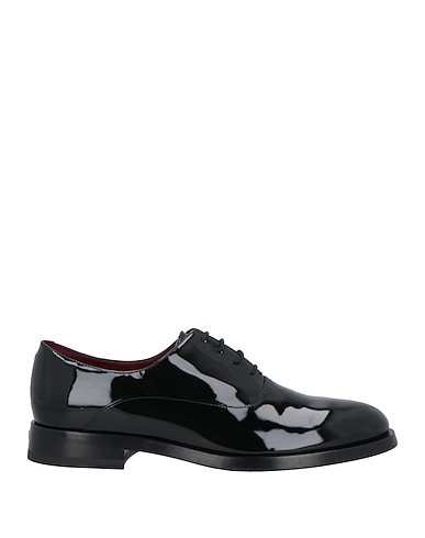 VALENTINO GARAVANI Laced shoes Black Leather