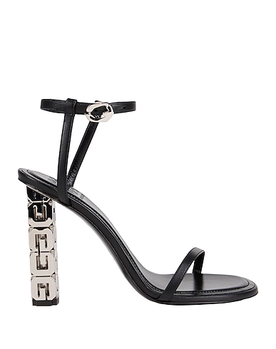 GIVENCHY Sandalen Schwarz 100% Lammleder
