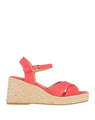 CASTAÑER Espadrilles Koralle Gewebefasern