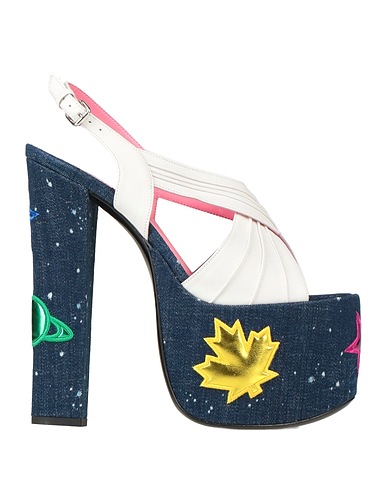 DSQUARED2 Sandals White Leather