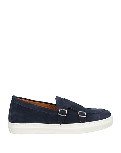 CALCE Mokassins Marineblau Leder