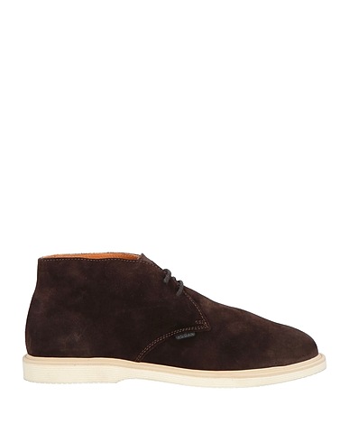 HOGAN Ankle boot Dark brown Leather