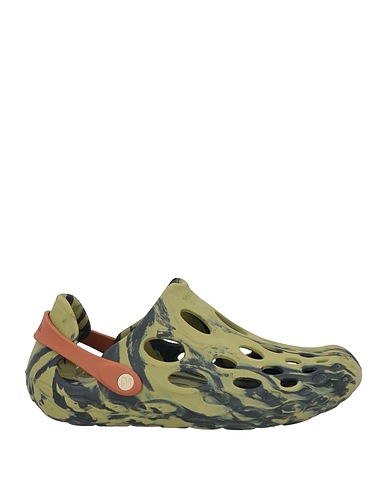 MERRELL ミュール＆サボサンダル ミリタリーグリーン ゴム