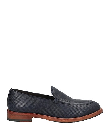 MORGILLO Loafers Navy Leather