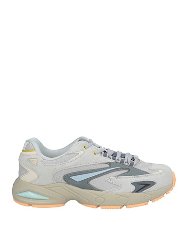 D.A.T.E. Sneakers Light grey Leather, Textile fibers