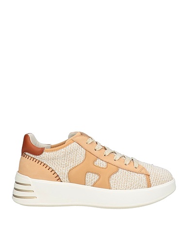 HOGAN Sneakers Χρώμα της άμμου Δέρμα, Ίνες υφασμάτων