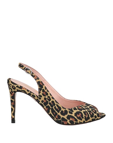 ANNA F. Sandals Sand Textile fibers