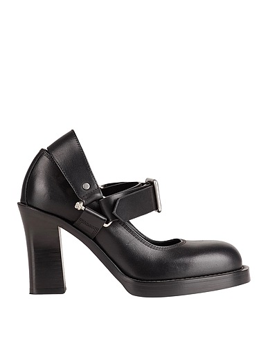 BURBERRY Court Black Leather