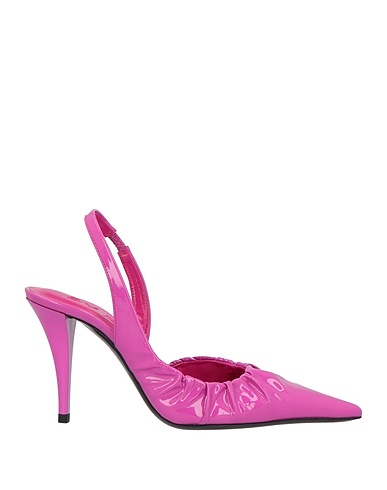 BY FAR Décolleté Fucsia Pelle