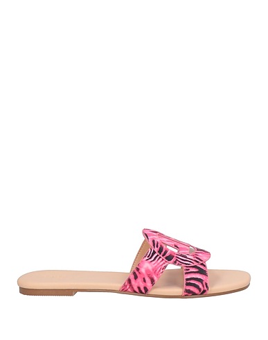 GAëLLE Paris Sandals Fuchsia Textile fibres