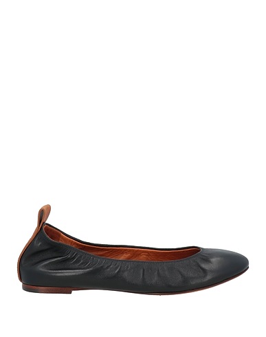 LANVIN Ballet flats Black Leather