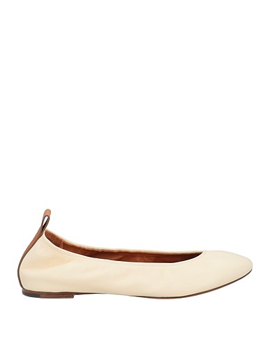 LANVIN Ballet flats Cream Leather