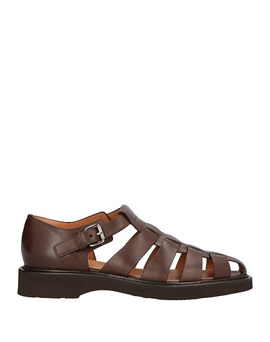 CHURCH'S Sandals Chocolate brown Leather