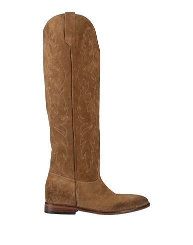 STRATEGIA Boots Military green Leather