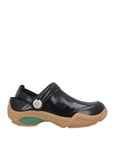 FENDI Mules and clogs Black Leather