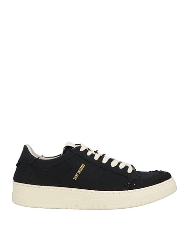 SAINT SNEAKERS Sneakers NERO Fibre tessili, Pelle